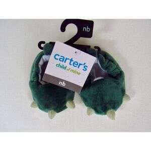 Carter's NWT Newborn Dinosaur Slippers